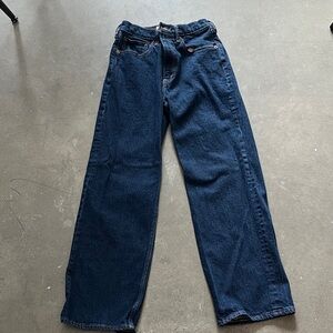 Abercrombie High Rise 90s Relaxed Jean 27 short